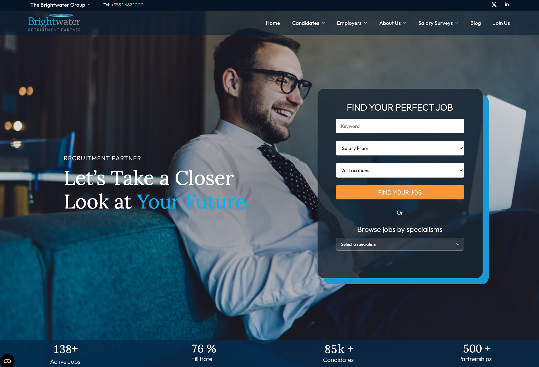 Brightwater Executive website