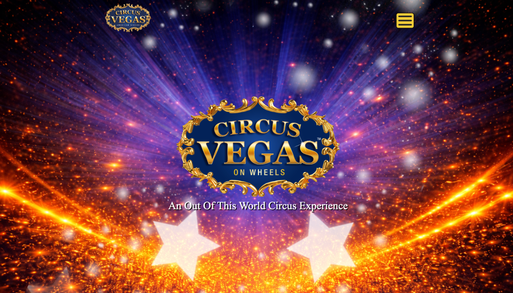 Circus Vegas platform UI designed and built by thenet.ie