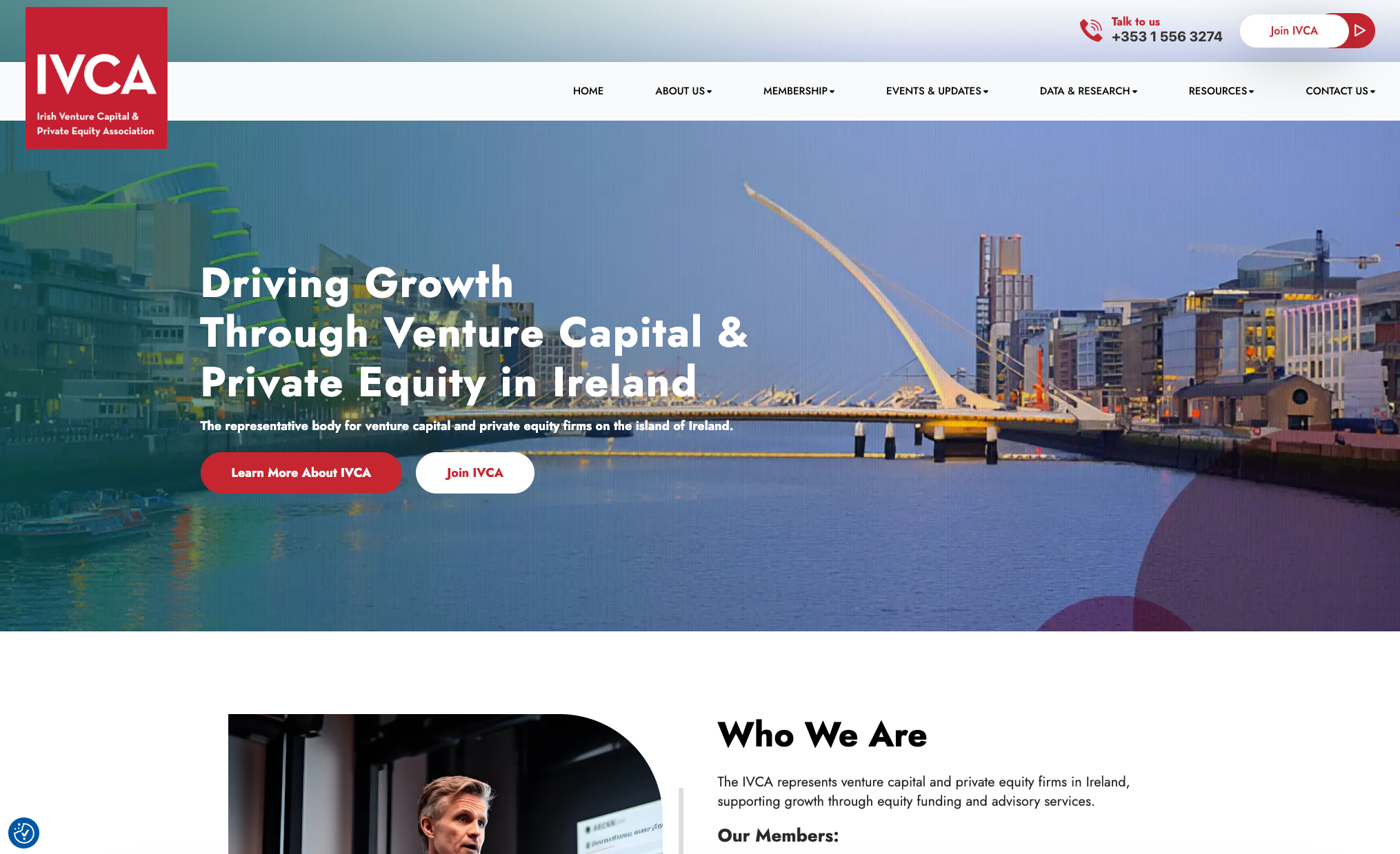 IVCA — Irish Venture Capital & Private Equity Association website by thenet.ie